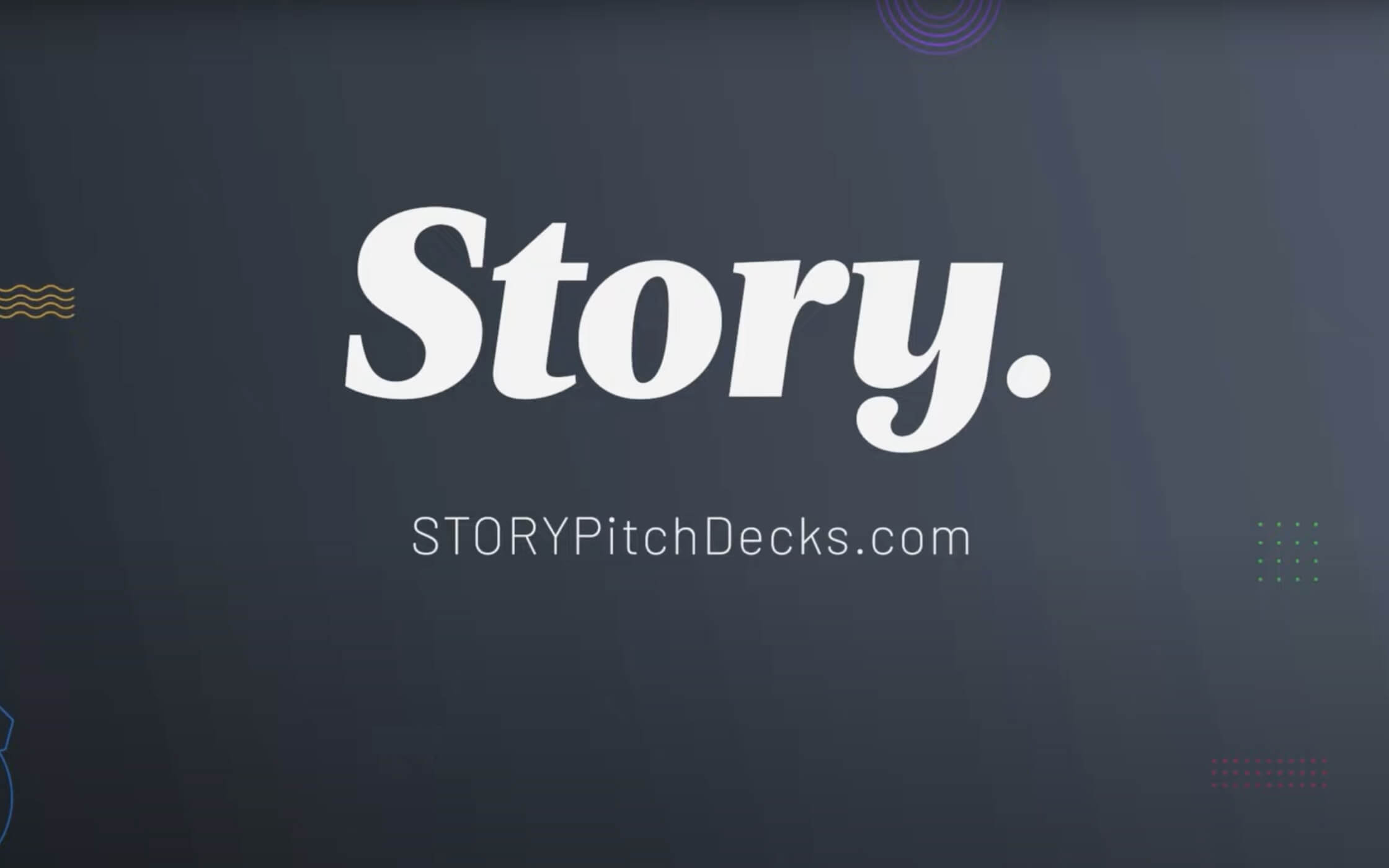 The word "Story" in large white lettering.